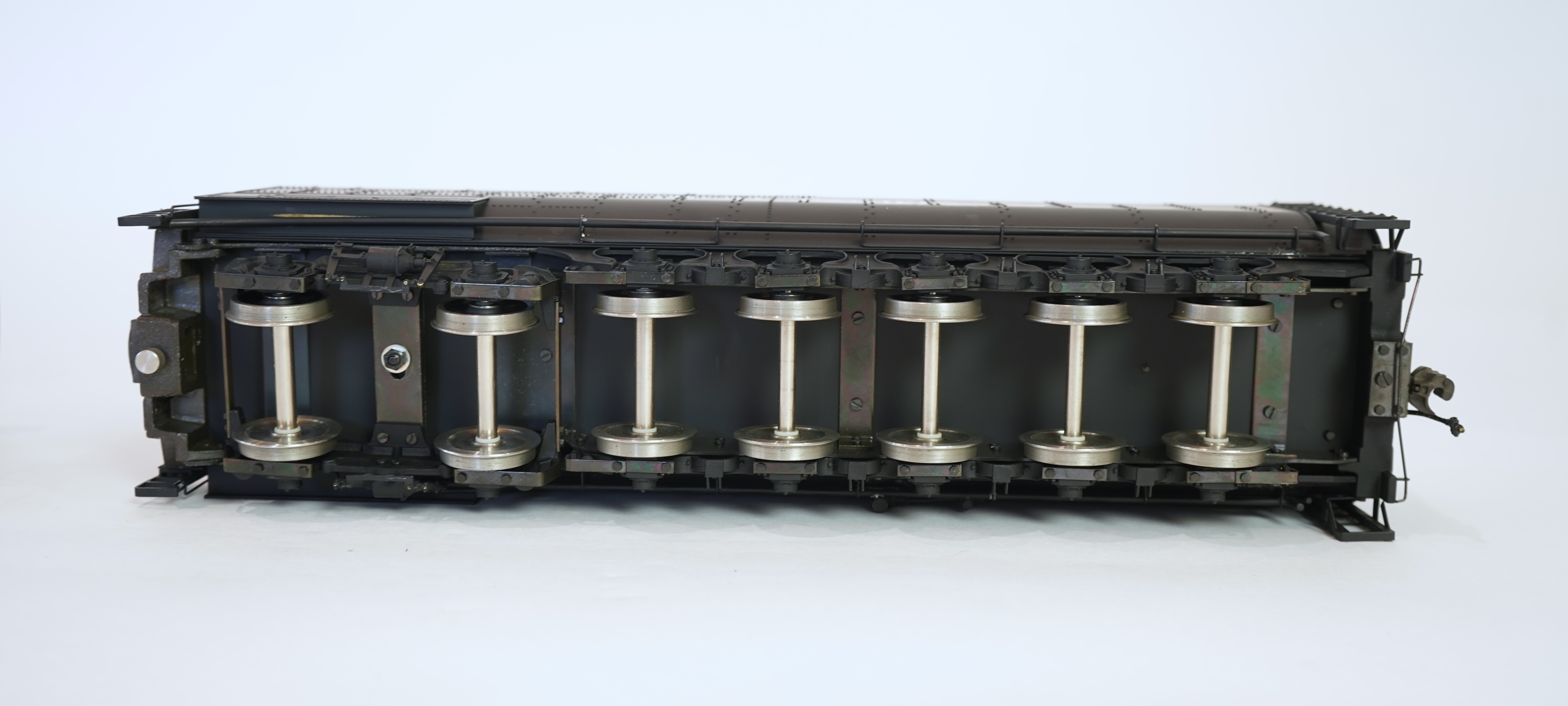 A Gauge One Aster Hobbies Union Pacific Big Boy, 4-8-8-4 tender locomotive, 4002, the electric version, together with plywood flight case bearing the original Aster labels for the live steam version.